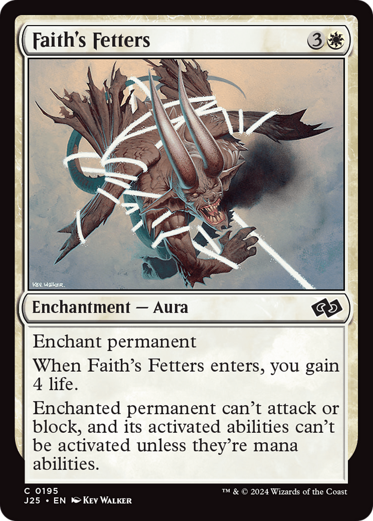 Faith's Fetters [Foundations Jumpstart] | Pegasus Games WI
