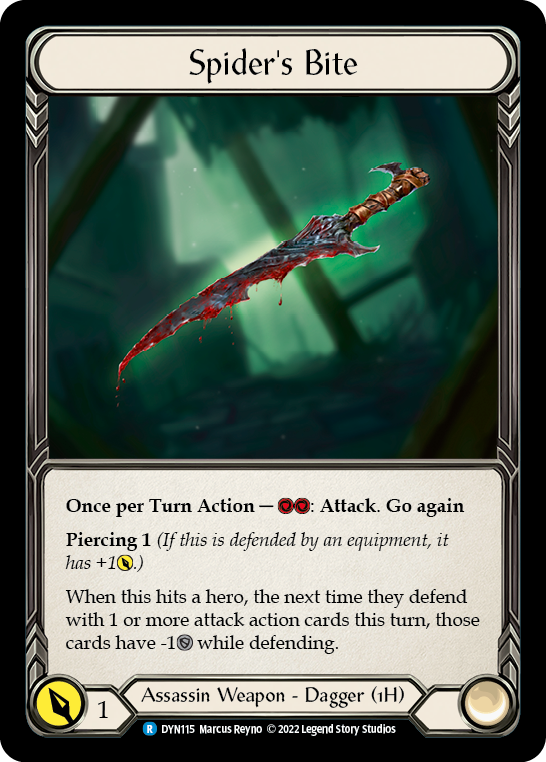Spider's Bite [DYN115] (Dynasty)  Cold Foil | Pegasus Games WI