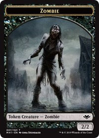 Zombie (007) // Spider (014) Double-Sided Token [Modern Horizons Tokens] | Pegasus Games WI