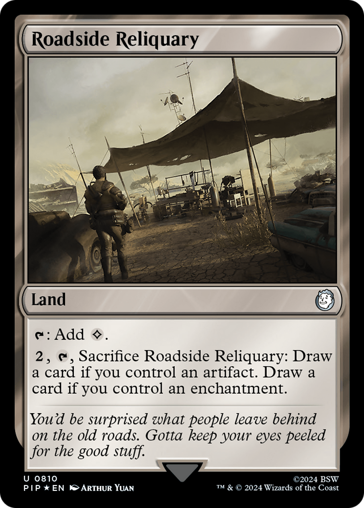 Roadside Reliquary (Surge Foil) [Fallout] | Pegasus Games WI