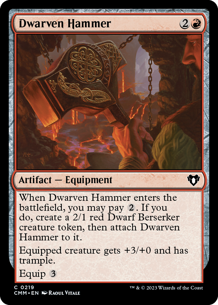 Dwarven Hammer [Commander Masters] | Pegasus Games WI