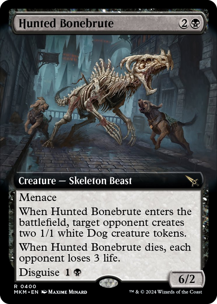 Hunted Bonebrute (Extended Art) [Murders at Karlov Manor] | Pegasus Games WI