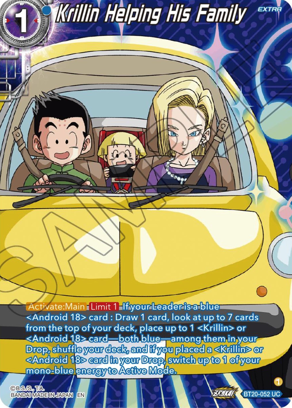 Krillin Helping His Family (Silver Foil) (BT20-052) [Power Absorbed] | Pegasus Games WI