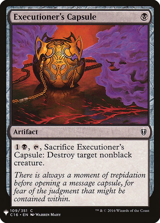 Executioner's Capsule [Mystery Booster] | Pegasus Games WI