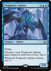 Prognostic Sphinx [Duskmourn: House of Horror Commander] | Pegasus Games WI