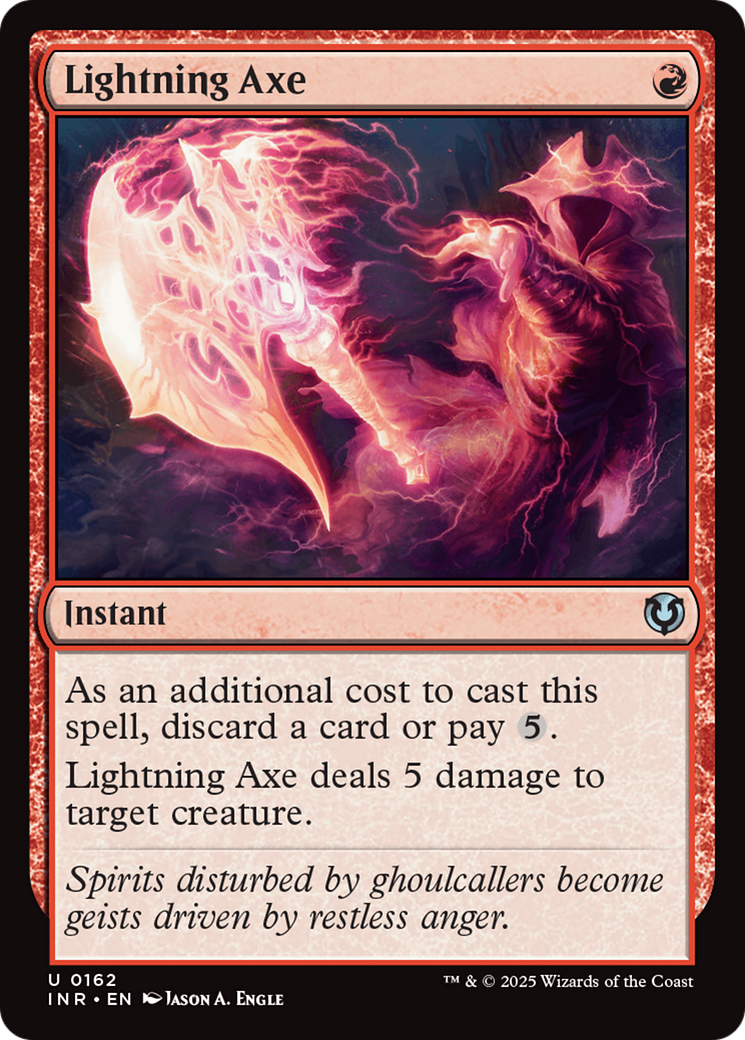Lightning Axe [Innistrad Remastered] | Pegasus Games WI