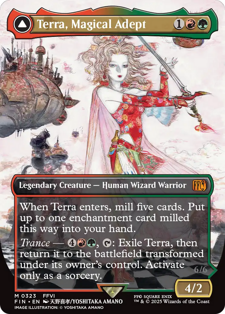 Terra, Magical Adept // Esper Terra (Borderless) [FINAL FANTASY] | Pegasus Games WI