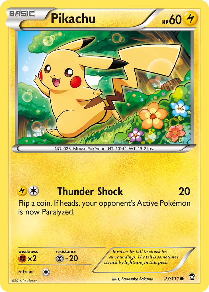 Pikachu (27/111) [XY: Furious Fists] | Pegasus Games WI