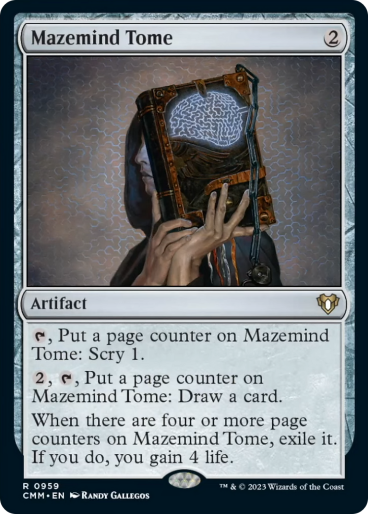 Mazemind Tome [Commander Masters] | Pegasus Games WI