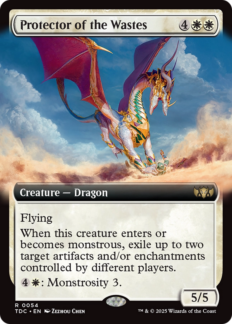 Protector of the Wastes (Extended Art) [Tarkir: Dragonstorm Commander] | Pegasus Games WI