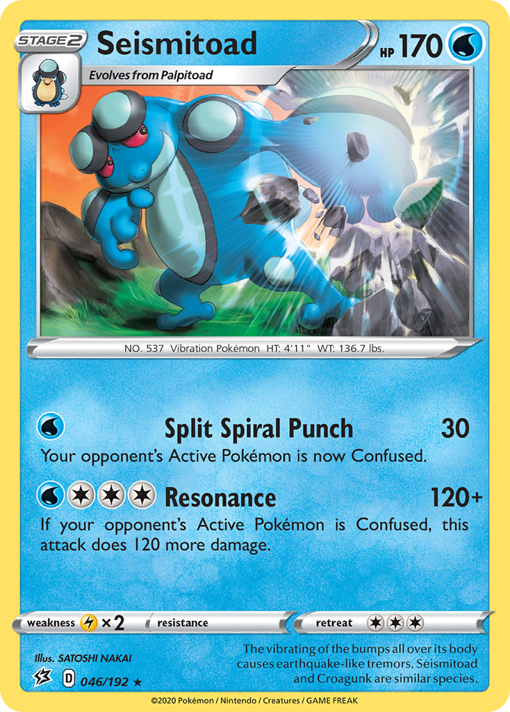 Seismitoad (046/192) [Sword & Shield: Rebel Clash] | Pegasus Games WI