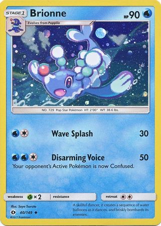 Brionne (40/149) (Cosmos Holo) [Sun & Moon: Base Set] | Pegasus Games WI