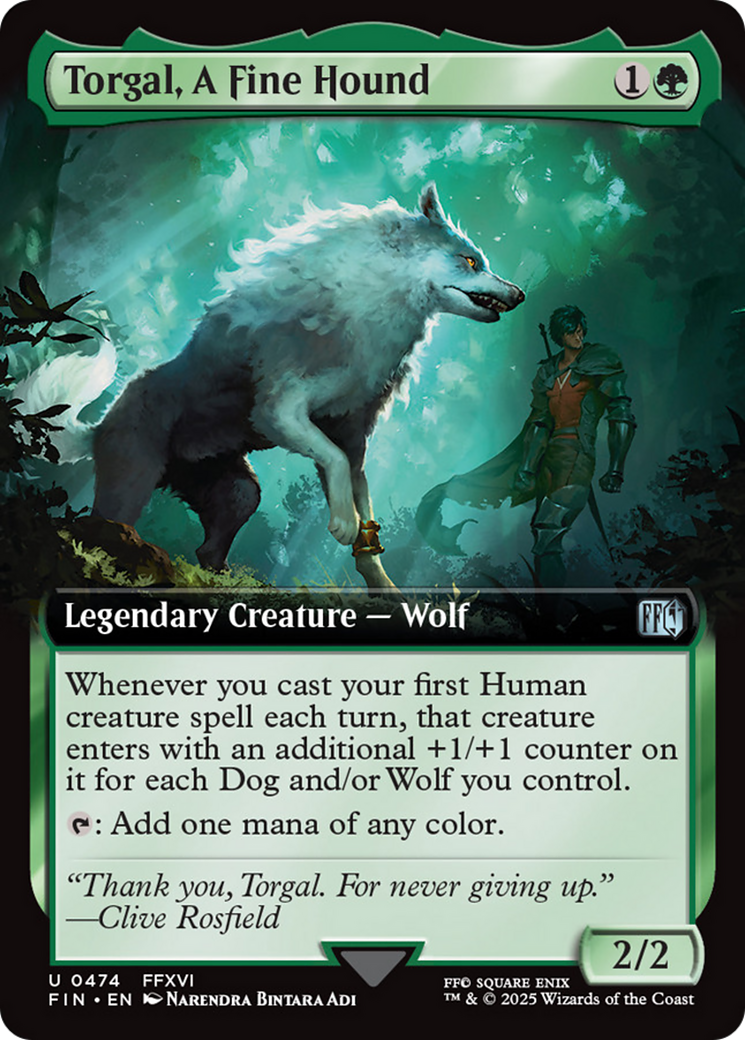 Torgal, A Fine Hound (Extended Art) [FINAL FANTASY] | Pegasus Games WI
