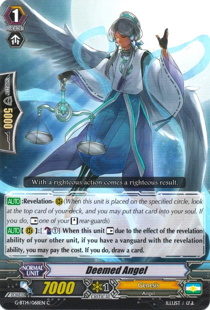 Deemed Angel (G-BT14/068EN) [Divine Dragon Apocrypha] | Pegasus Games WI