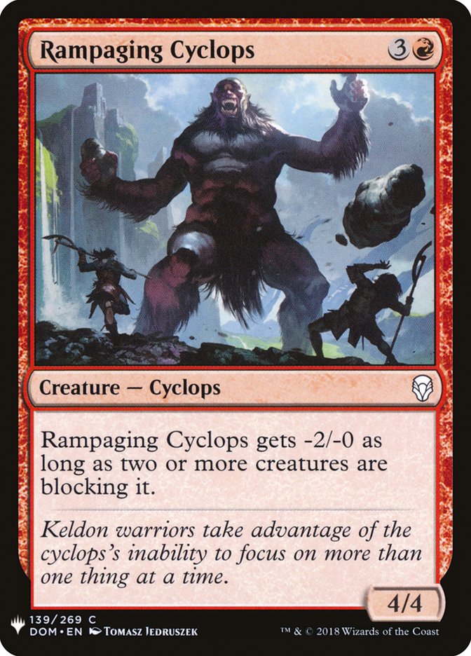 Rampaging Cyclops [Mystery Booster] | Pegasus Games WI