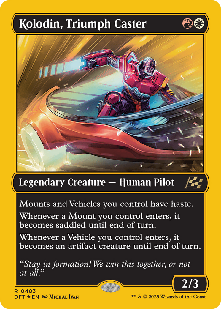 Kolodin, Triumph Caster (First-Place Foil) [Aetherdrift] | Pegasus Games WI