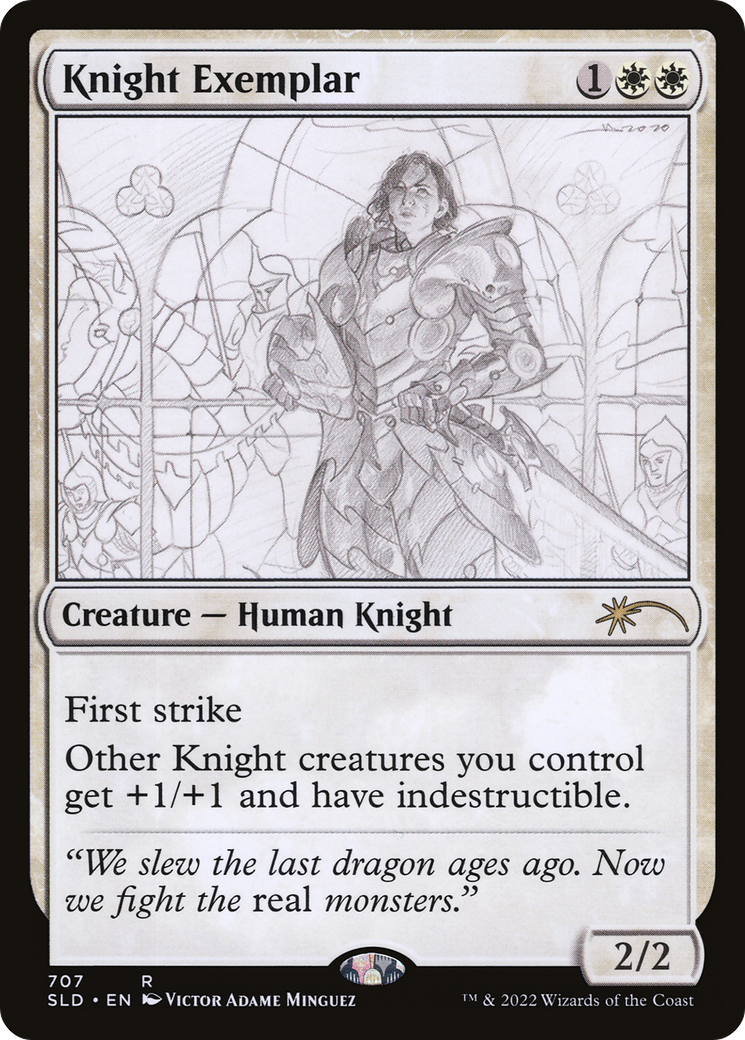Knight Exemplar (707) [Secret Lair Drop Series] | Pegasus Games WI