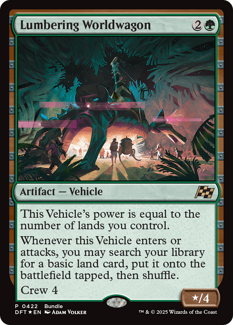 Lumbering Worldwagon (Bundle) [Aetherdrift Promos] | Pegasus Games WI
