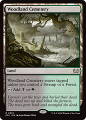 Woodland Cemetery [Duskmourn: House of Horror Commander] | Pegasus Games WI