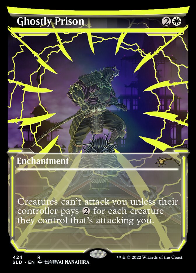 Ghostly Prison (Neon Ink Yellow) [Secret Lair Drop Series] | Pegasus Games WI