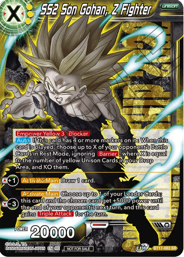 SS2 Son Gohan, Z Fighter (Championship 2022) (BT17-083) [Promotion Cards] | Pegasus Games WI