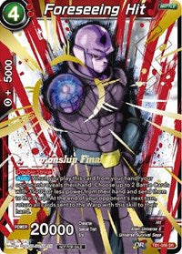 Foreseeing Hit (Championship Final 2019) (TB1-008) [Tournament Promotion Cards] | Pegasus Games WI