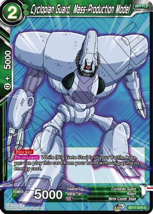 Cyclopian Guard, Mass-Production Model (BT17-075) [Ultimate Squad] | Pegasus Games WI