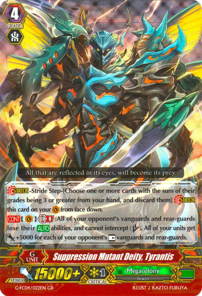 Suppression Mutant Deity, Tyrantis (G-FC04/022EN) [Fighters Collection 2017] | Pegasus Games WI