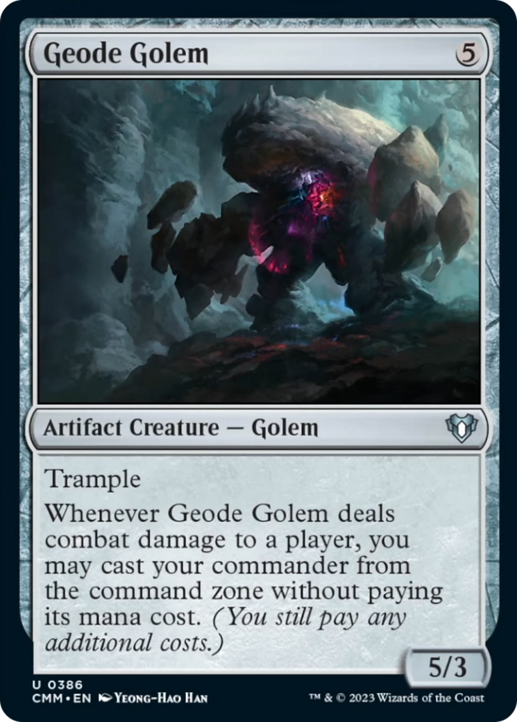 Geode Golem [Commander Masters] | Pegasus Games WI