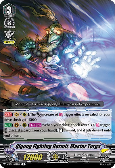 Qigong Fighting Hermit, Master Torga (V-BT11/032EN) [Storm of the Blue Cavalry] | Pegasus Games WI