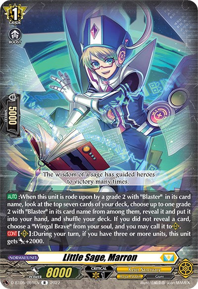 Little Sage, Marron (D-BT05/051EN) [Triumphant Return of the Brave Heroes] | Pegasus Games WI