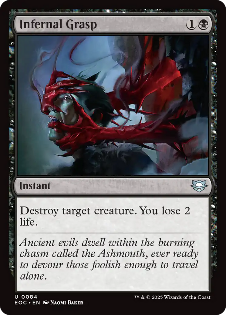 Infernal Grasp [Edge of Eternities Commander] | Pegasus Games WI