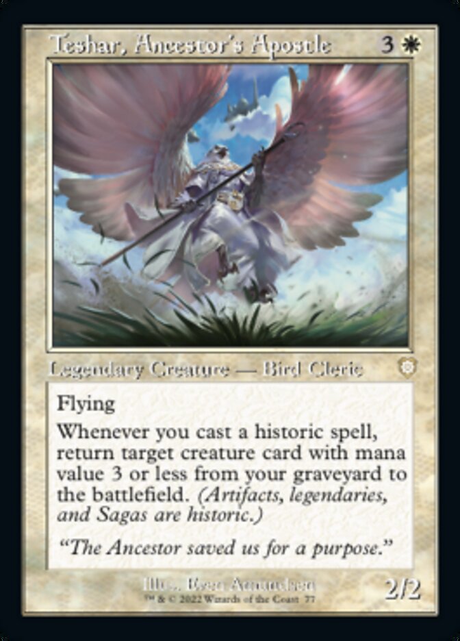 Teshar, Ancestor's Apostle (Retro) [The Brothers' War Commander] | Pegasus Games WI