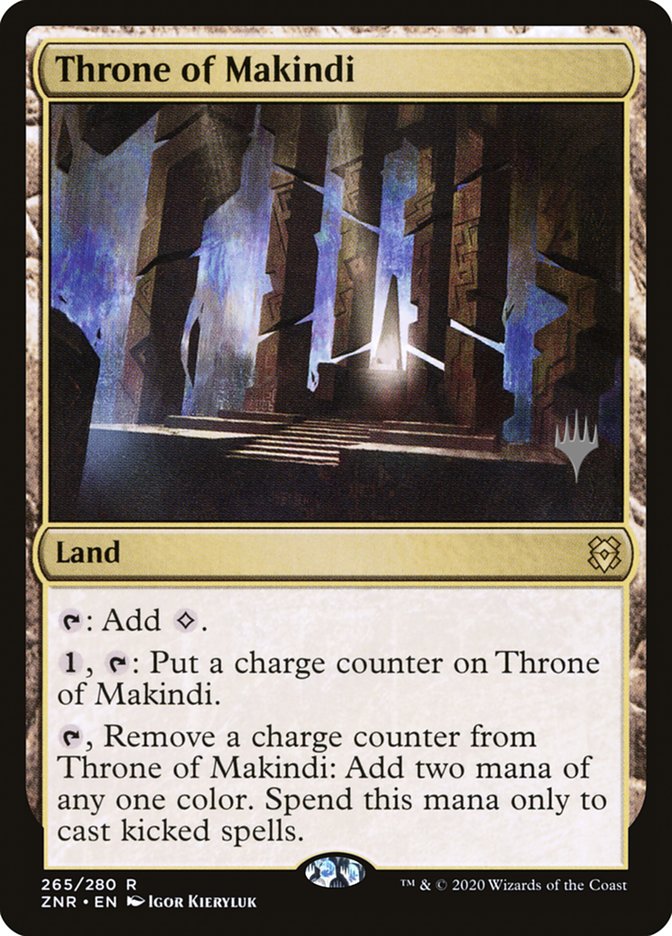 Throne of Makindi (Promo Pack) [Zendikar Rising Promos] | Pegasus Games WI