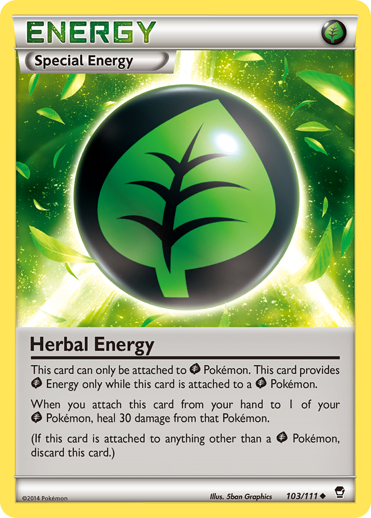 Herbal Energy (103/111) [XY: Furious Fists] | Pegasus Games WI