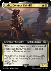 Lotho, Corrupt Shirriff (Extended Art) (Surge Foil) [The Lord of the Rings: Tales of Middle-Earth] | Pegasus Games WI