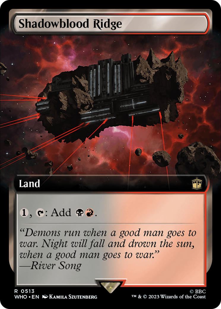 Shadowblood Ridge (Extended Art) [Doctor Who] | Pegasus Games WI