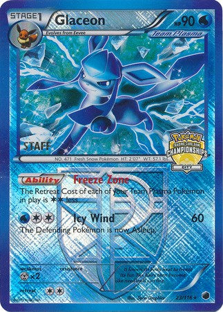 Glaceon (023/116) (City Championships) (Staff) [League & Championship Cards] | Pegasus Games WI