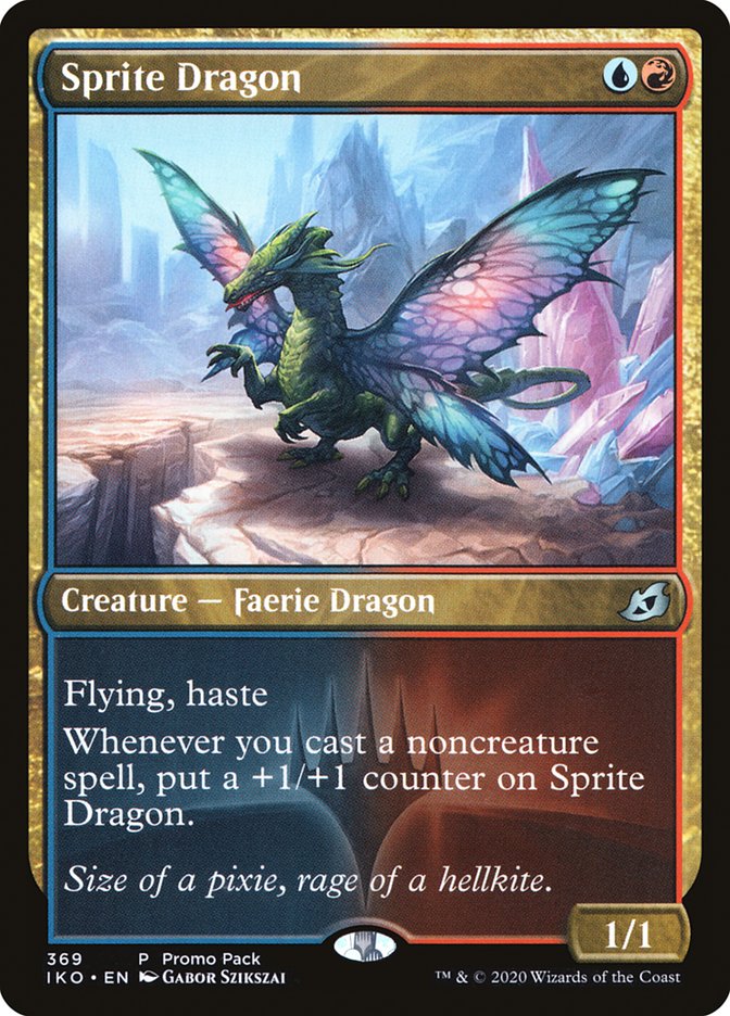 Sprite Dragon (Promo Pack) [Ikoria: Lair of Behemoths Promos] | Pegasus Games WI