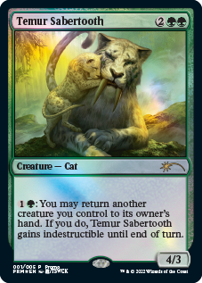 Temur Sabertooth [Year of the Tiger 2022] | Pegasus Games WI