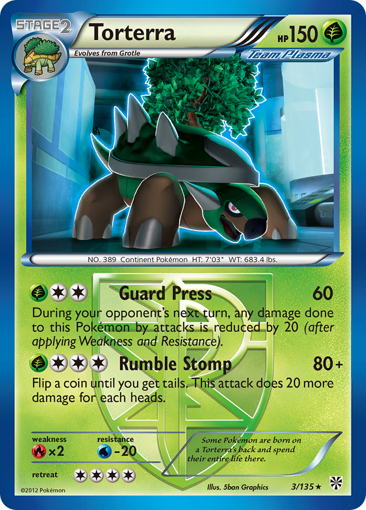 Torterra (3/135) [Black & White: Plasma Storm] | Pegasus Games WI