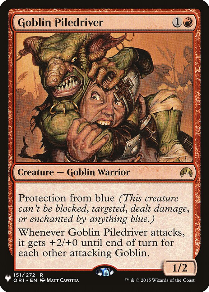 Goblin Piledriver [Mystery Booster] | Pegasus Games WI