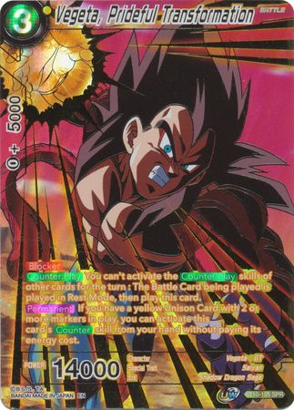 Vegeta, Prideful Transformation (SPR) (BT10-105) [Rise of the Unison Warrior 2nd Edition] | Pegasus Games WI