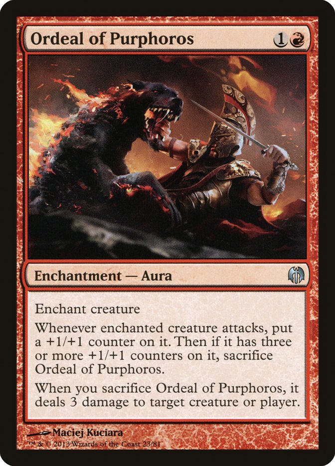 Ordeal of Purphoros [Duel Decks: Heroes vs. Monsters] | Pegasus Games WI