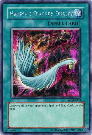 Harpie's Feather Duster [WC4-E003] Prismatic Secret Rare | Pegasus Games WI