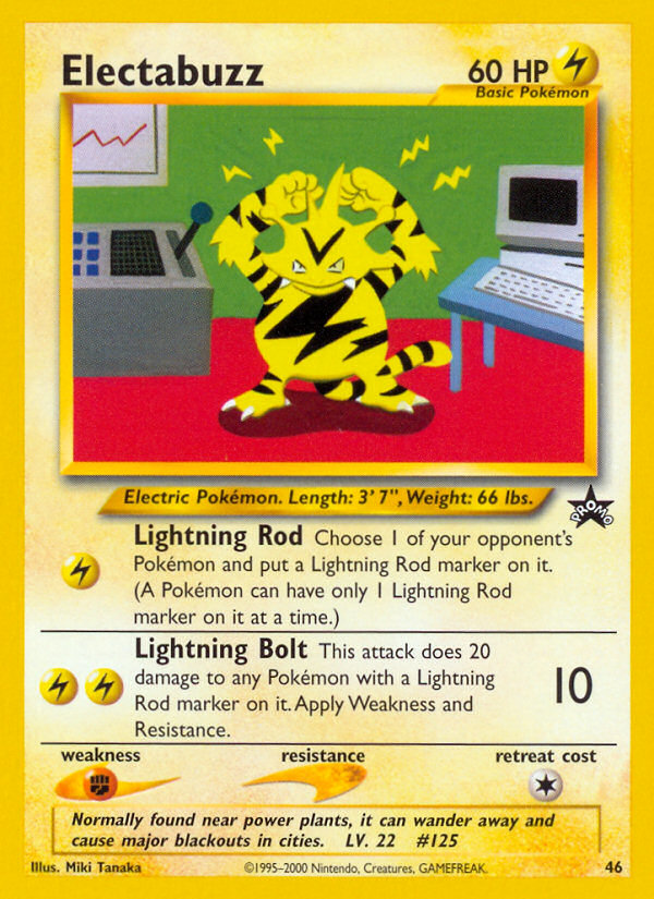 Electabuzz (46) [Wizards of the Coast: Black Star Promos] | Pegasus Games WI