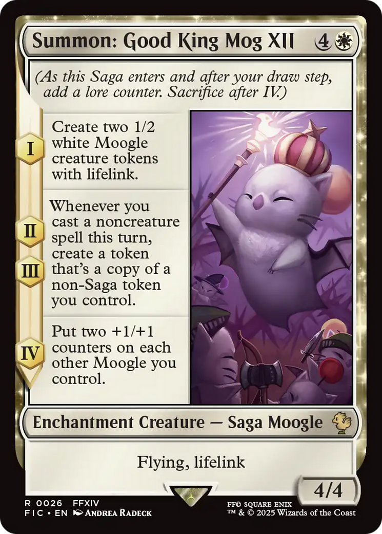 Summon: Good King Mog XII [FINAL FANTASY Commander] | Pegasus Games WI
