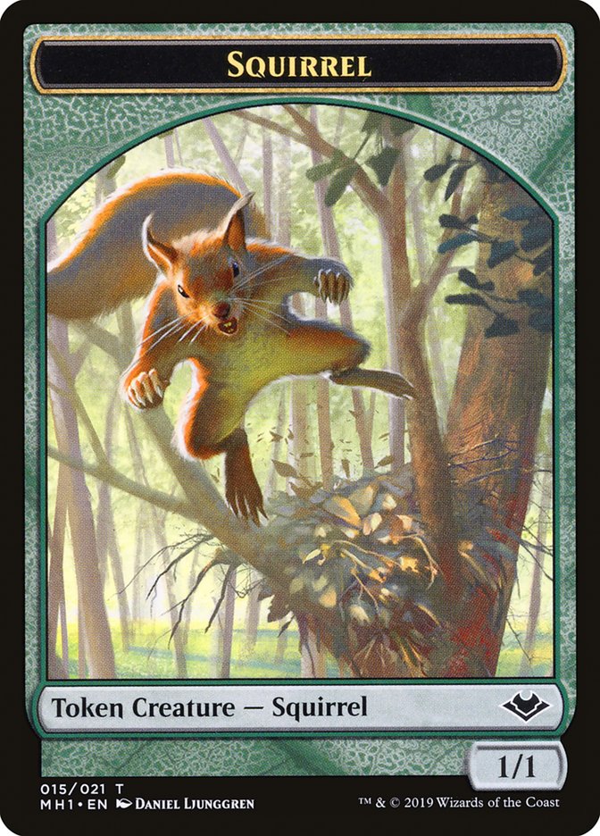 Elemental (008) // Squirrel (015) Double-Sided Token [Modern Horizons Tokens] | Pegasus Games WI