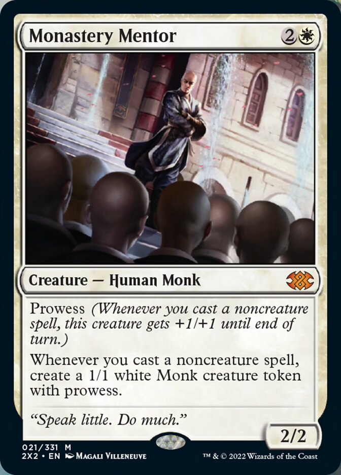Monastery Mentor [Double Masters 2022] | Pegasus Games WI