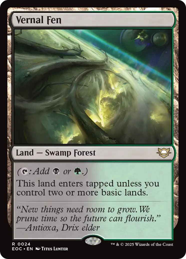 Vernal Fen [Edge of Eternities Commander] | Pegasus Games WI